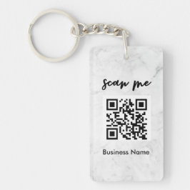 Professionele standaard QR-code Uw Logo Sleutelhan Sleutelhanger