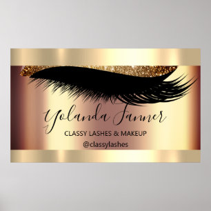 Professionele stijlkunstenaar Eyelash Unieke moder Poster