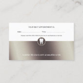 Professionele tandheelkunde | Gold Dentist Afsprakenkaartje (Achterkant)