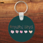 Professionele therapeut HEARTS-ontwerp Sleutelhanger (Voorkant)