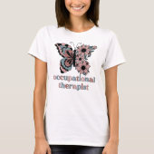 Professionele Therapie Gepersonaliseerde Boho Butt T-shirt (Voorkant)