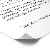 Professionele Therapie Gepersonaliseerde Gift Poster (Hoek)