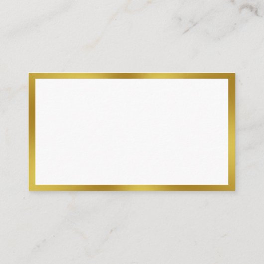 Professionele titel Contactgegevens Wit Goud QR-co Visitekaartje (Achterkant)