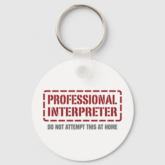 Professionele tolk sleutelhanger (Voorkant)