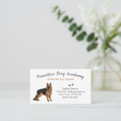 Professionele training in Shepherd Dog Visitekaartje (Staand voorkant)