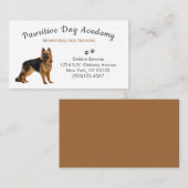 Professionele training in Shepherd Dog Visitekaartje (Voorkant / Achterkant)