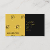 Professionele transportonderneming visitekaartje (Achterkant)