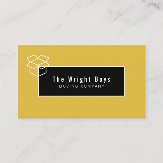 Professionele transportonderneming visitekaartje (Voorkant)