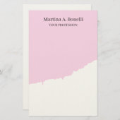 Professionele Unieke Elegante Plain Eenvoudige Spe Briefpapier (Voorkant / Achterkant)