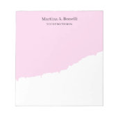 Professionele Unieke Elegante Plain Eenvoudige Spe Notitieblok (Voorkant)