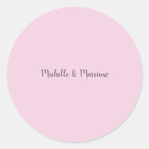Professionele Unieke Klassieke Gewone Naamkaarten Ronde Sticker