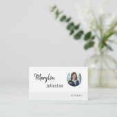 Professionele UNISEX (FOTO INSERT) - Visitekaartje (Staand voorkant)