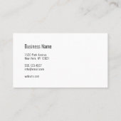 Professionele UNISEX (FOTO INSERT) - Visitekaartje (Achterkant)