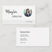 Professionele UNISEX (FOTO INSERT) - Visitekaartje (Voorkant / Achterkant)