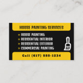 Professionele verf | Verf Visitekaartje (Achterkant)