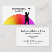 Professionele verfservice visitekaartje (Voorkant / Achterkant)