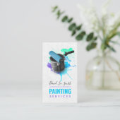 Professionele verfservice visitekaartje (Staand voorkant)