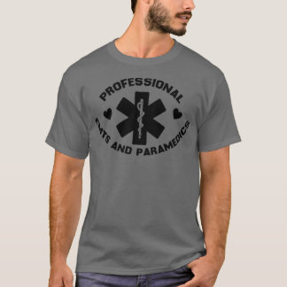 professionele verloskundigen en paramedische cadea t-shirt