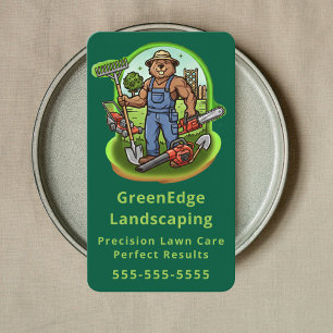 Professionele Verzorging Van Gazons Landschapsarch Visitekaartje