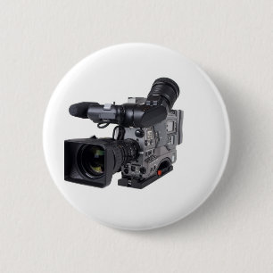 professionele videocamera ronde button 5,7 cm