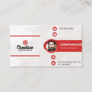 professionele visitekaartje design sjabloon