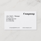 Professionele Visitekaartjes (Achterkant)