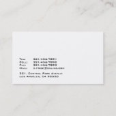 Professionele Visitekaartjes (Achterkant)