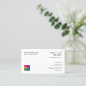 Professionele Visitekaartjes Uw Logo hier van het  (Staand voorkant)