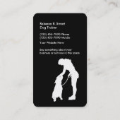 Professionele Visitekaartjes voor Dog Trainer (Achterkant)