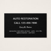 Professionele Visitekaartjes voor het herstel van  (Achterkant)