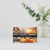 Professionele Visitekaartjes voor Pallet en Online (Staand voorkant)