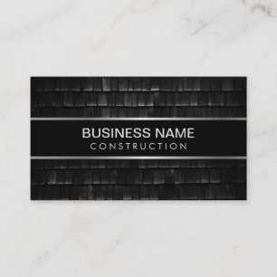 Professionele vormgeving - Zwarte textuur Visitekaartje