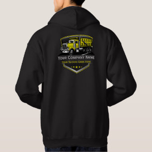 Professionele Vrachtwagen Transport Onderneming Hoodie