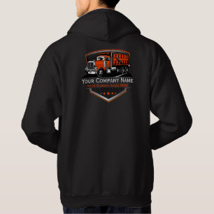 Professionele Vrachtwagen Transport Onderneming  Hoodie