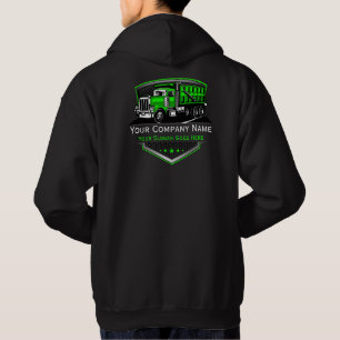 Professionele Vrachtwagen Transport Onderneming Hoodie