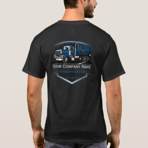 Professionele Vrachtwagen Transport Onderneming T-shirt