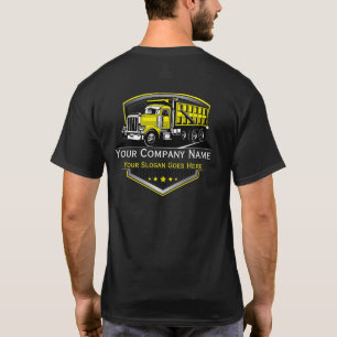 Professionele Vrachtwagen Transport Onderneming T-shirt