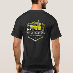 Professionele Vrachtwagen Transport Onderneming T-shirt