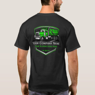 Professionele Vrachtwagen Transport Onderneming T-shirt