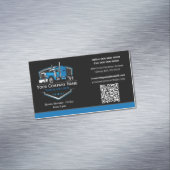 Professionele vrachtwagentransportbedrijf QR-code Magnetisch Visitekaartje (Voorbeeld)