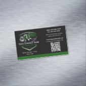 Professionele vrachtwagentransportbedrijf QR-code Magnetisch Visitekaartje (Voorbeeld)