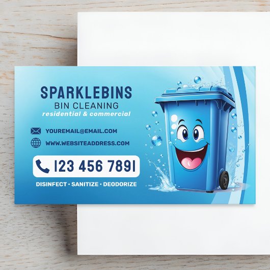 Professionele vuilreiniging visitekaartje