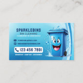 Professionele vuilreiniging visitekaartje (Voorkant)