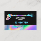 Professionele wasmiddeldruk visitekaartje (Achterkant)