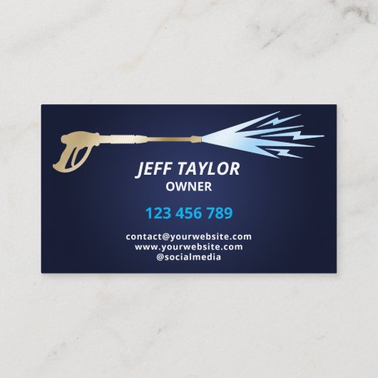 Professionele wasmiddeldruk visitekaartje (Achterkant)