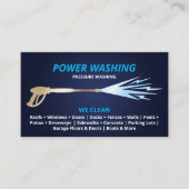 Professionele wasmiddeldruk visitekaartje (Voorkant)