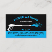 Professionele wasmiddeldruk visitekaartje (Voorkant)