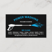 Professionele wasmiddeldruk visitekaartje (Voorkant)