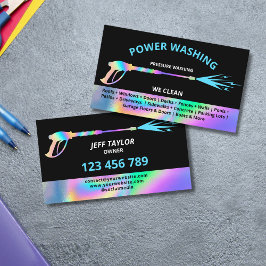 Professionele wasmiddeldruk visitekaartje