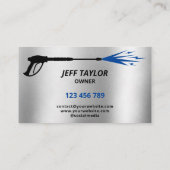 Professionele wasmiddeldruk visitekaartje (Achterkant)